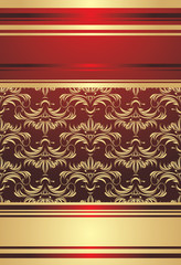 Decorative ornament for background of wrapping. Vector
