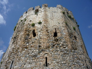 Castle walls and turrets at anamur in turkey © William Richardson