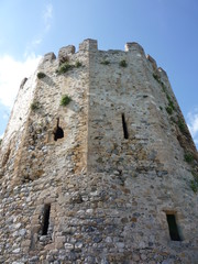 Castle walls and turrets at anamur in turkey © William Richardson