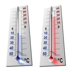 Set of thermometers