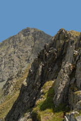 Rocky sharp mountains