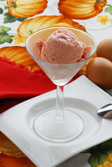 Sorbetto di mirtilli al latticello