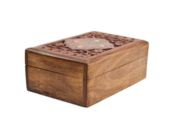 Wooden casket for jewelry