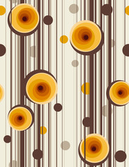 Seamless abstract floral background. Vector illustration.