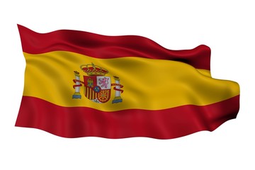 Naklejka premium Drapeau Espagnol / Spanish Flag