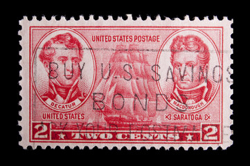 Vintage  US Navy commemorative postage stamp