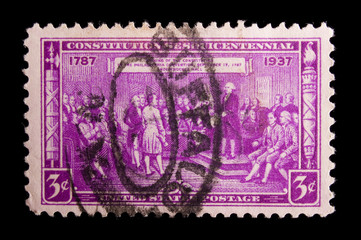 Vintage  US commemorative postage stamp