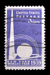 Obraz premium Vintage postage stamp