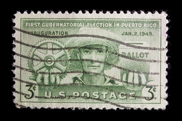 Vintage  US commemorative postage stamp