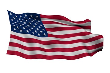 Fototapeta premium Drapeau USA Amérique Etats-Unis