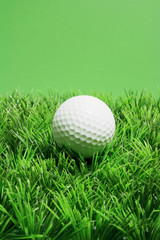 Golf Ball on Grass