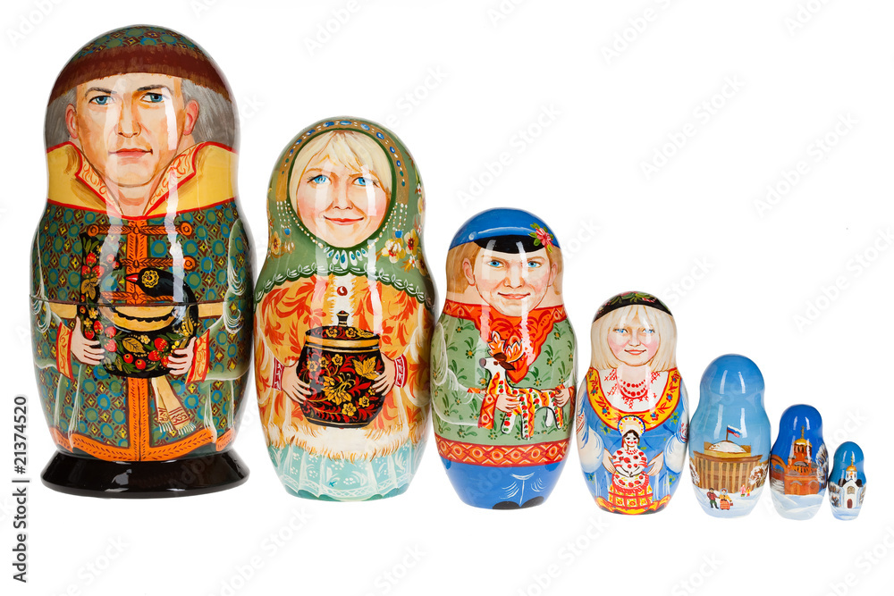 Wall mural Russian Doll