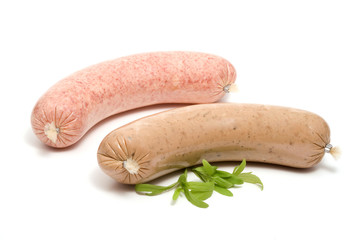 Leberwurst und Zwiebelwurst