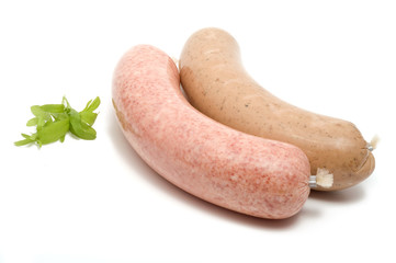 Leberwurst und Zwiebelwurst