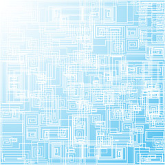 Abstract vector background with blue lines