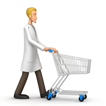 Doctor With Trade Cart