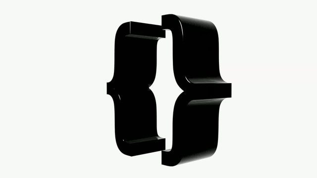 Klammern - Klavierlack