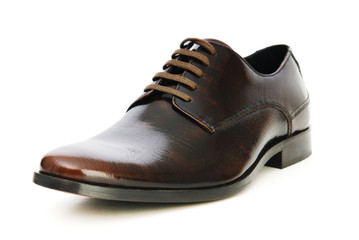 Male shoes isolated on the white background