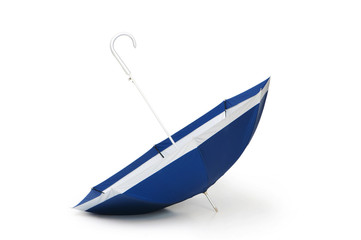 Colourful umbrella isolated on the white background