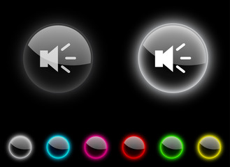 Fototapeta premium Sound button.