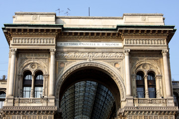 Obraz premium galleria vittorio emanuele II