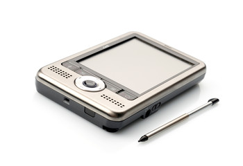 Pocket PC isolated on white background