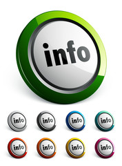 icône bouton internet info