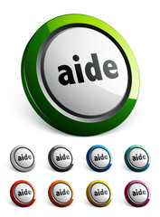 icône bouton internet aide