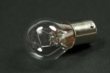isolated car lightbulb