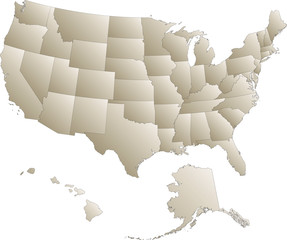Detailed Map of USA