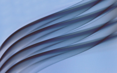 blaue Schleierform