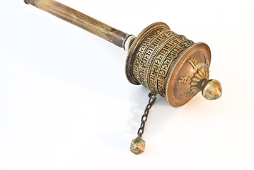 Buddhist prayer wheel