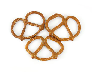Three pretzels
