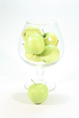 äpfel im glas