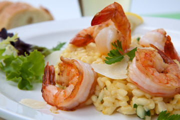 Shrimps Risotto