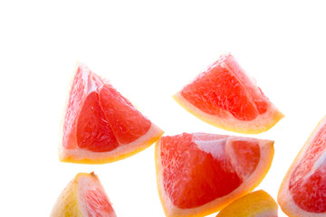 Obraz na płótnie Canvas Fresh grapefruits
