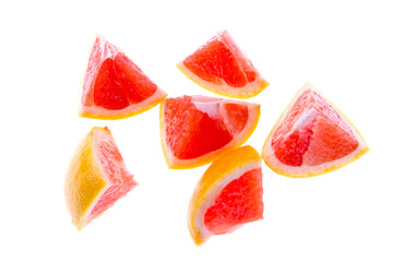 Fresh grapefruits