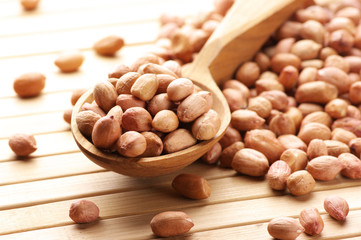 Peanuts and spoon