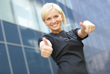 Young and attractive business woman
