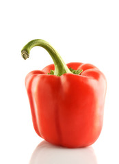 isolated bell pepper paprika