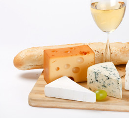 cheese and wine.