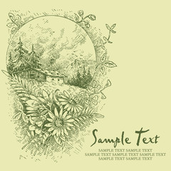 antique background (vector)