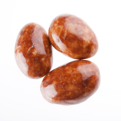 almonds in the chocolate