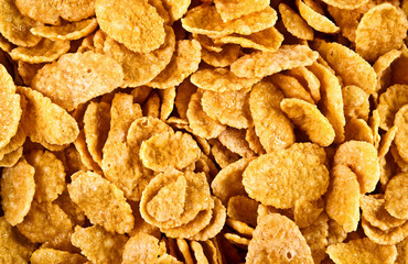 background of corn flakes