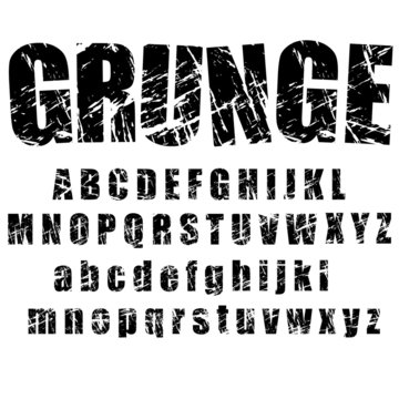 Grunge Alphabet