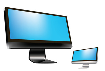 Fototapeta premium flat screen tv, LCD monitor