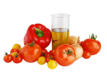 Tomatoes and pepper