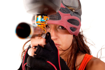 Paintball girl