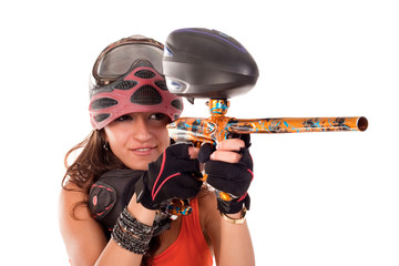 Paintball girl