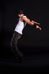 Young stylish dancer